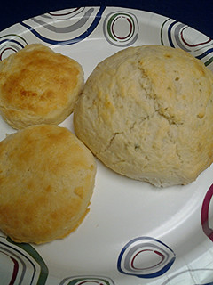 A picture of Herb and buttermilk biscuits.
