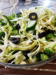 Una foto de Ensalada verde