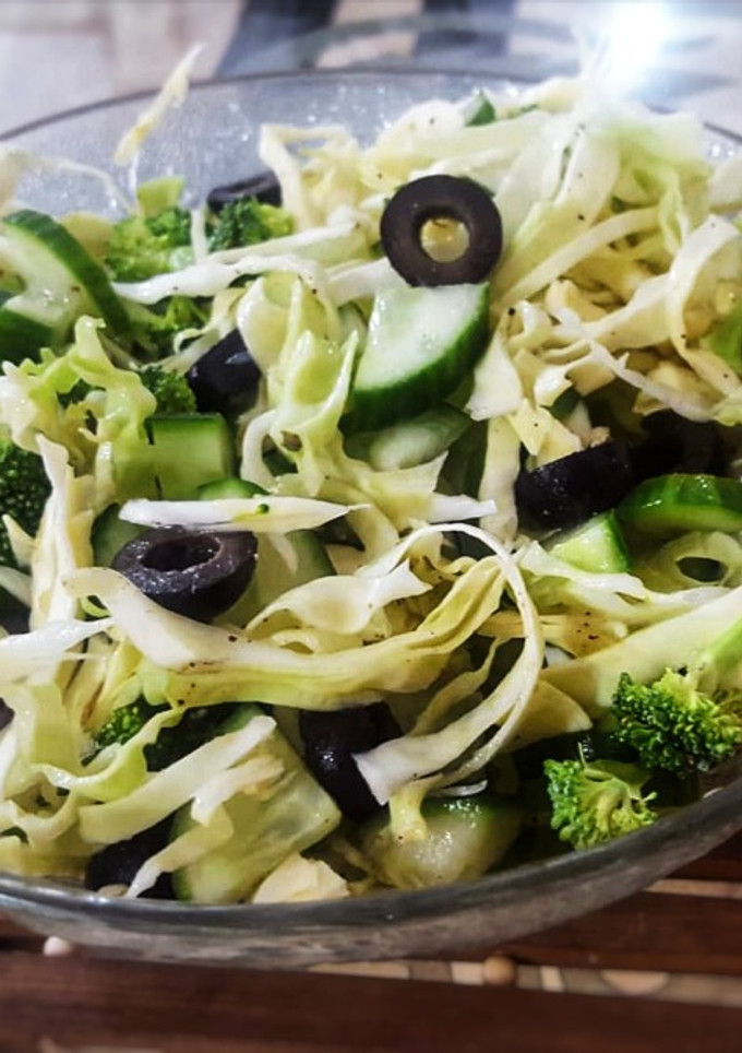 Una foto de Ensalada verde