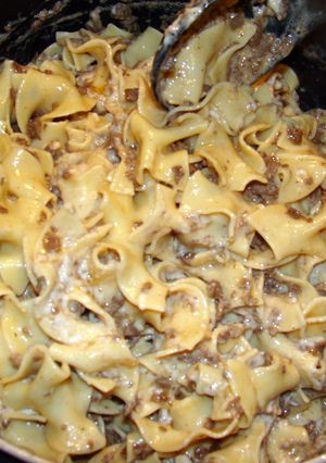 A picture of taisen's beef stroganoff.