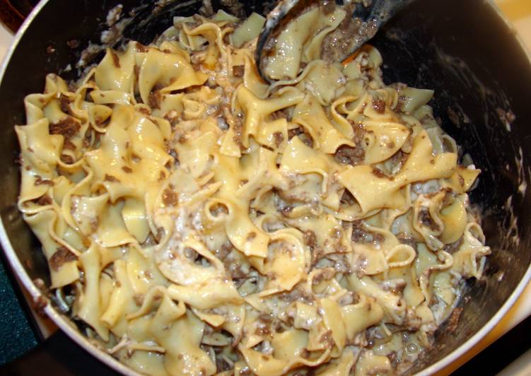 Easiest Way to Make Super Quick Homemade taisen&#39;s beef stroganoff