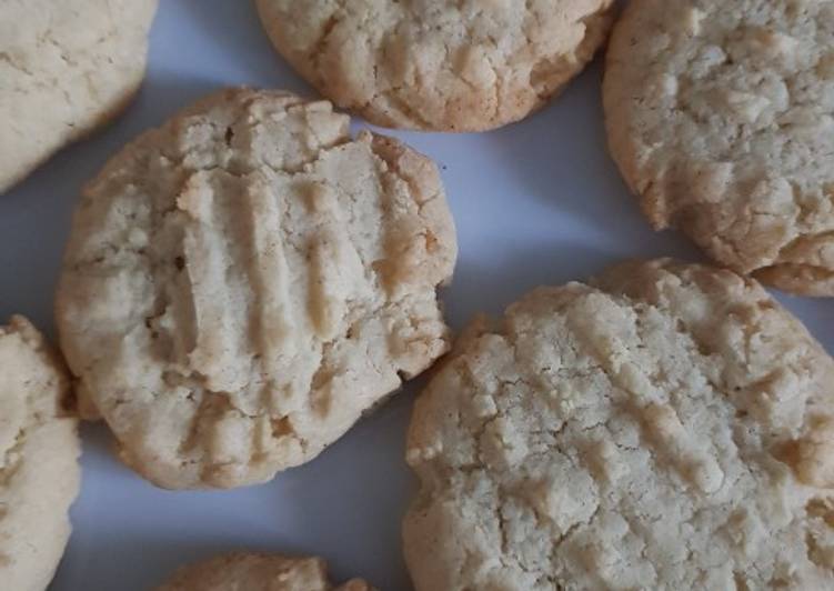 Steps to Prepare Ultimate Easy peasy 3 ingredient biscuits