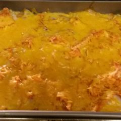 A picture of Nana's King Ranch casserole.