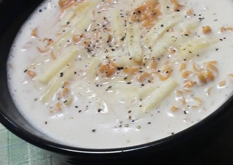 Simple Way to Prepare Simple Rich Creamy Chicken Ramen