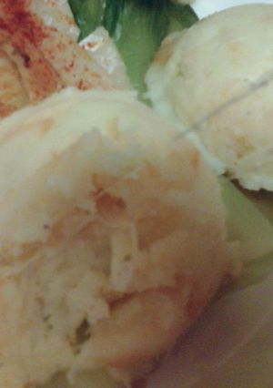 A picture of Cheesy BBQ Mash Potatoes.