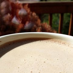 A picture of coffee creamer (2 dozen recipes).