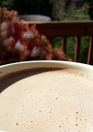 A picture of coffee creamer (2 dozen recipes).