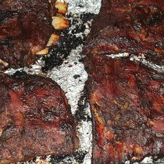 Barbeque Prime Pork Shoulder Ribs A picture of Barbeque Prime Pork Shoulder Ribs.