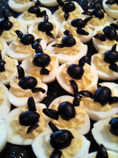 A picture of best deviled eggs.