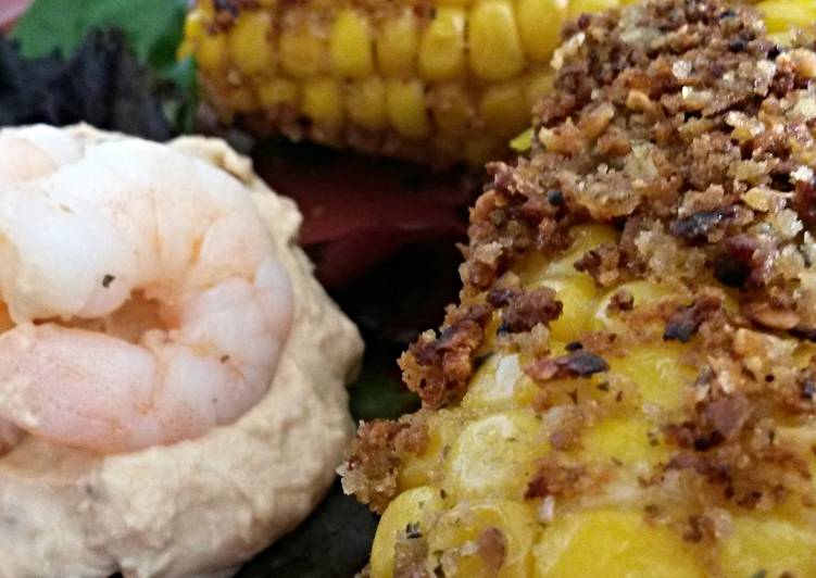 Recipe of Homemade Sig&#39;s Garlicky Sweetcorn