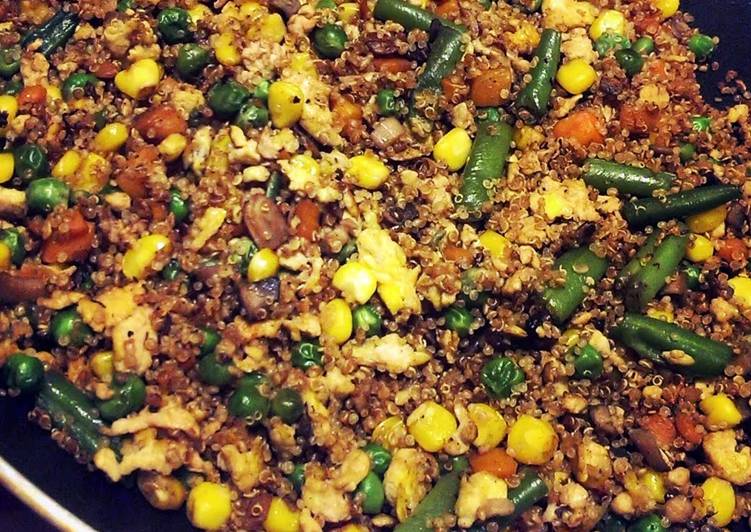 Easiest Way to Prepare Homemade Quinoa Stir-Fry!