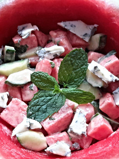 A picture of Sig's Cucumber and Melon Cooler.
