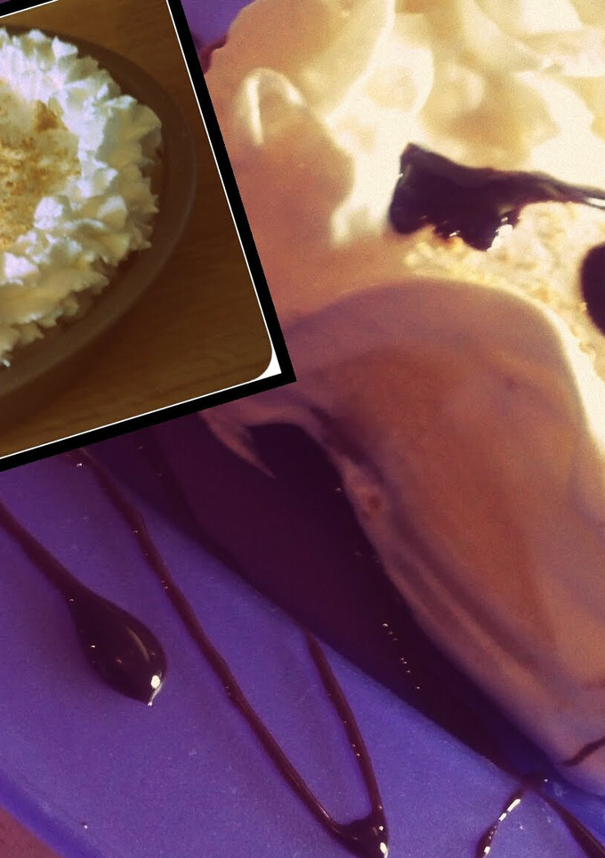 A picture of Graham Cracker Pudding Pie.
