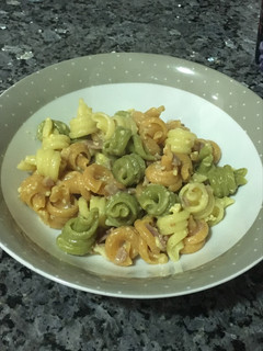 Una foto de Carbonara italiana