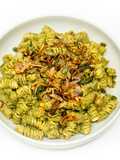 Charred Broccoli and Jalapeño Pepita Pesto Pasta