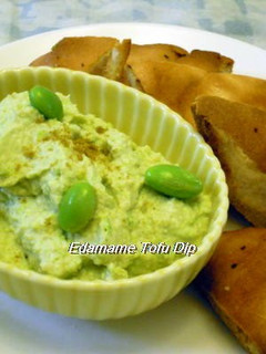 A picture of Healthy Edamame and Tofu Dip.