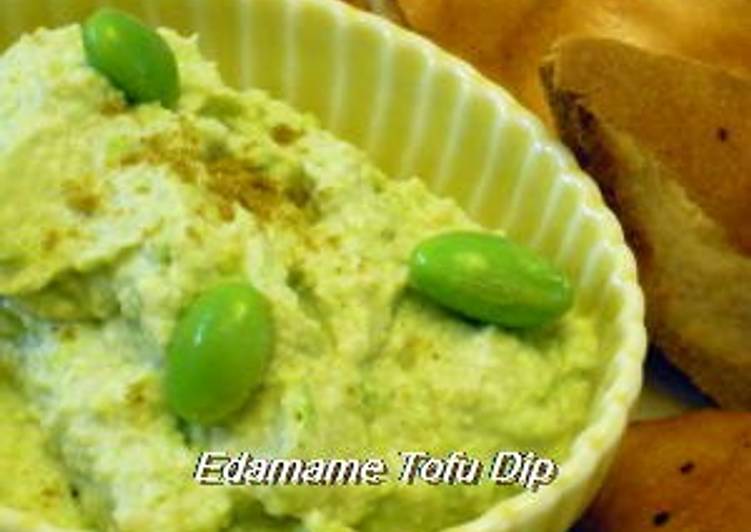 Healthy Edamame and Tofu Dip