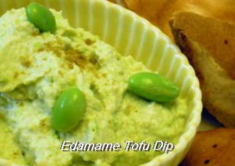 Simple Way to Make Quick Healthy Edamame and Tofu Dip