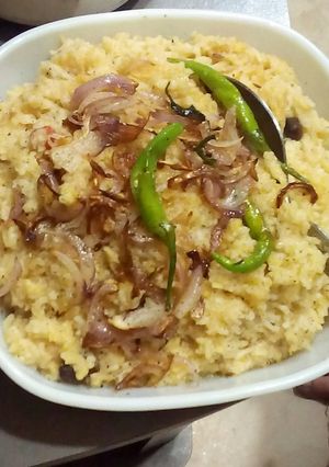 A picture of Pakistani Dry Khichri.