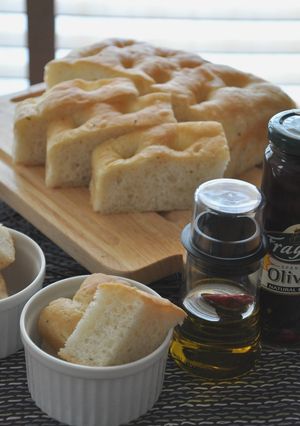 A picture of Krazy Salt & Pepper Focaccia.