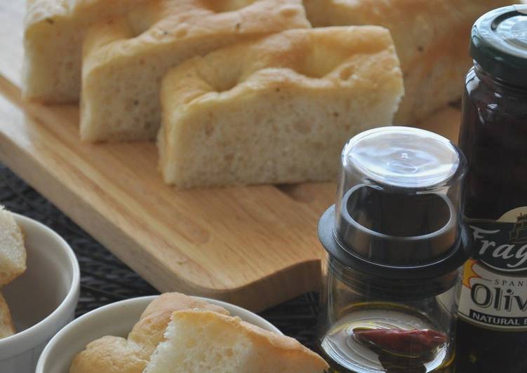 Steps to Cook Tastefully Krazy Salt &amp; Pepper Focaccia