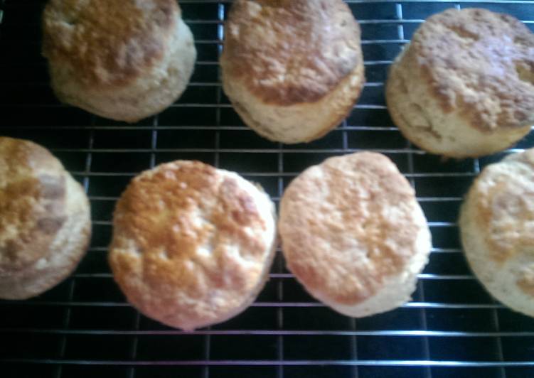 Steps to Prepare Any-night-of-the-week Mandys sweet scones/biscuits