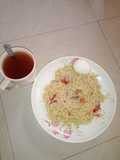Indomie with goruba tea