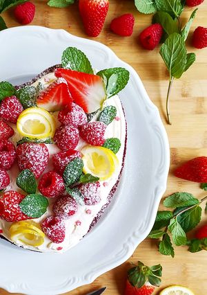 Foto di Cuore di RED VELVET con crema al mascarpone ❤