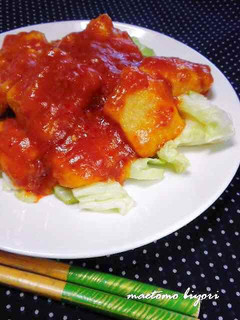 A picture of Stir-Fried Chicken Breasts in Chili Sauce.