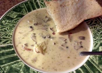 Easy Serving Recipe Mandys cream of asparagus Soup Delicious Nutritious