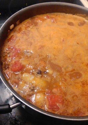 A picture of Protein Filled Taco Soup.