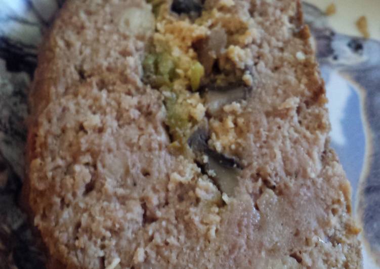 Recipe: Yummy Crock pot stuff meatloaf