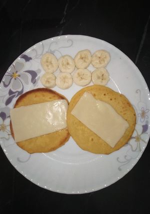 Una foto de Arepas de harina de choclo