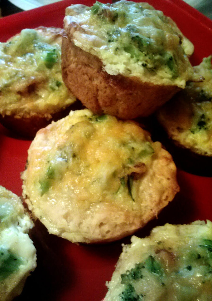 A picture of Quick quiche in a cup.