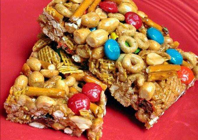 Sweet and Salty Cereal Bars