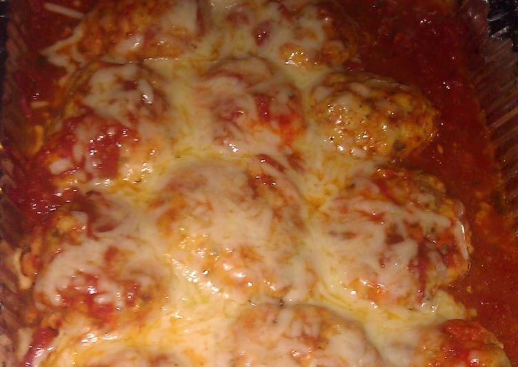 Recipe of Quick Chicken balls in tomato sauce