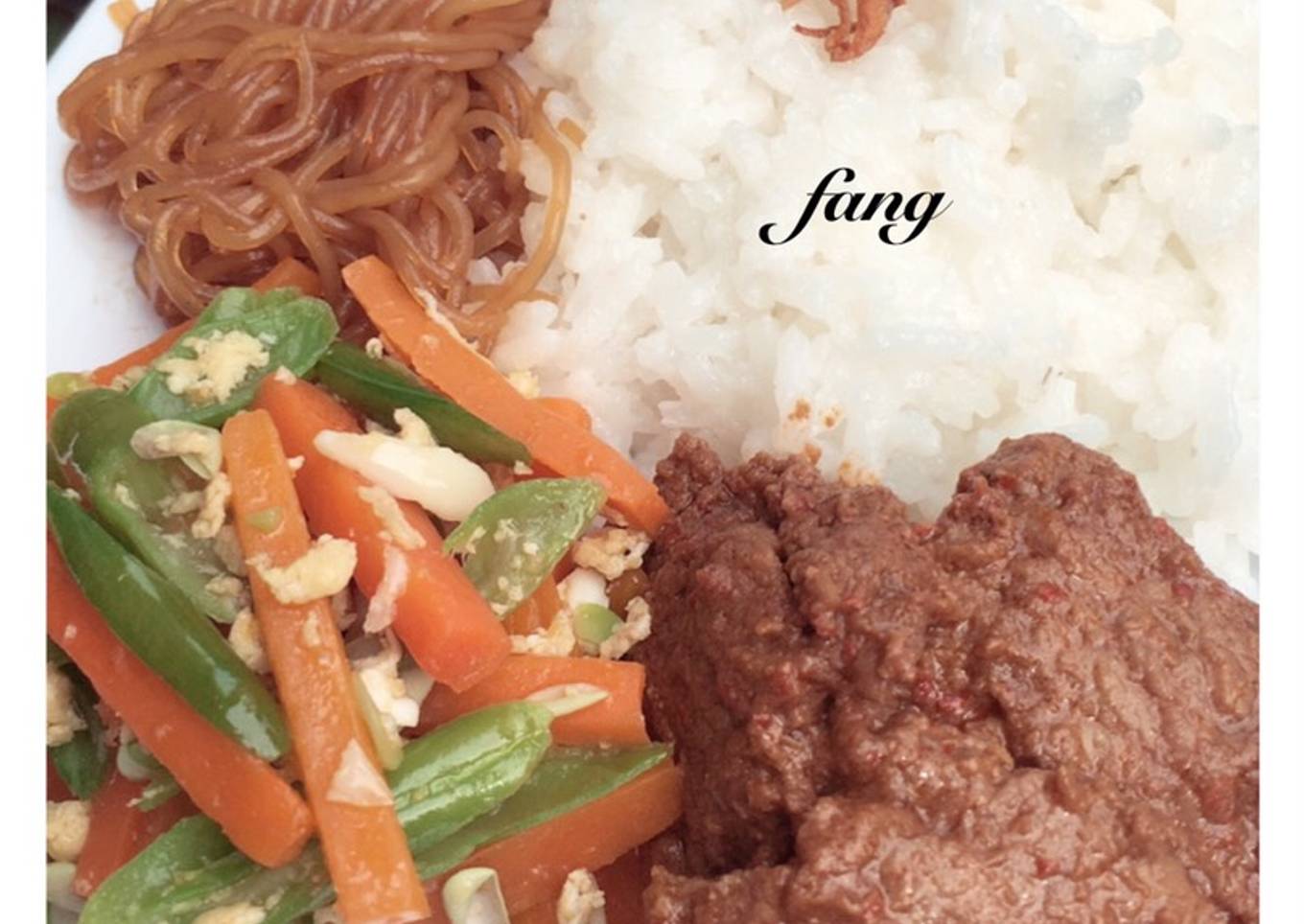 Krengsengan Daging utk Nasi Campur