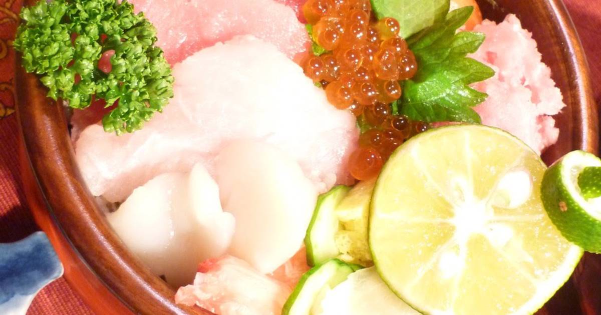 Easy Extravagant Seafood Don Recipe by cookpad.japan Cookpad