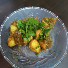 A picture of Delhi wali Aloo chat.