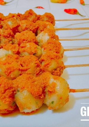 Foto resep Sate Cilok isi ayam
