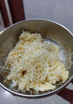 Foto resep Nasi Susu Telur Keju 12m+