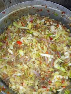 A picture of Cabbage sauce.