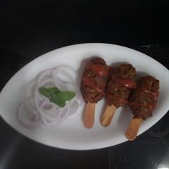 A picture of Soya bean chaap.