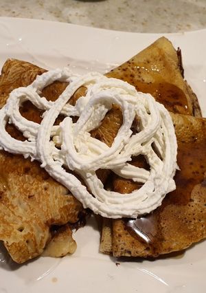 A picture of Crepes (Pan Cake).