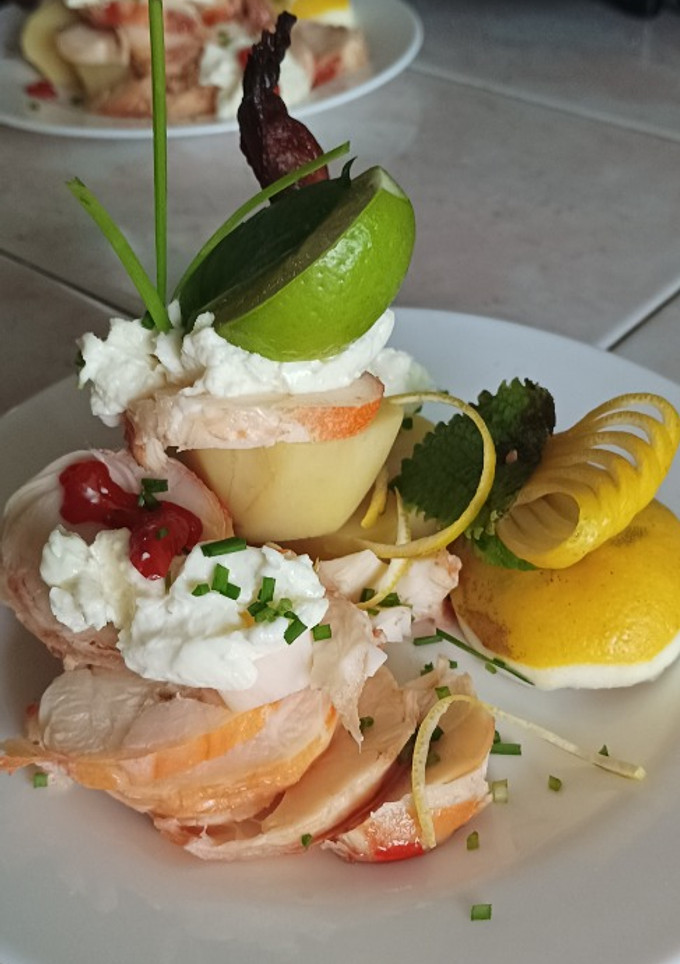 Una foto de Ensalada de langosta