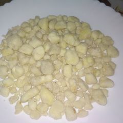 A picture of Murgi chena Indian sweet.
