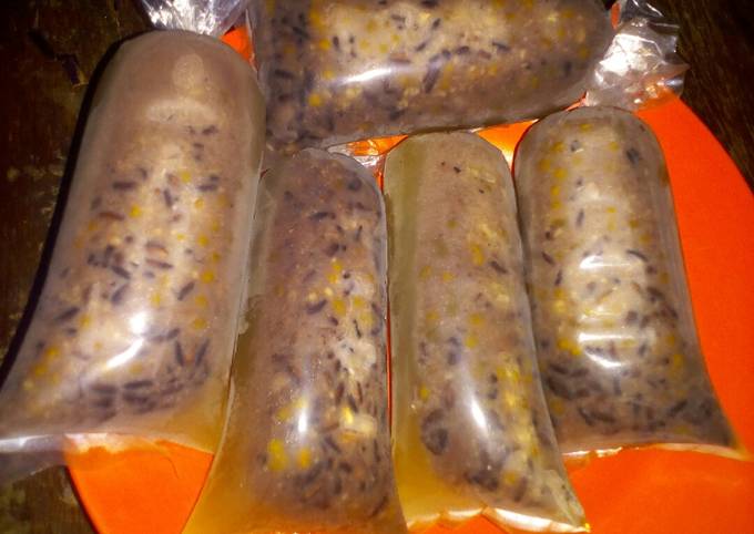 Yuk intip, Resep mudah bikin Es mambo kacang hijau ketan hitam yang enak