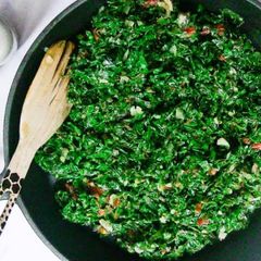 A picture of Sukuma Wiki (Kales).