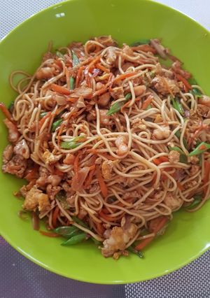 Foto resep Mie goreng ulang tahun