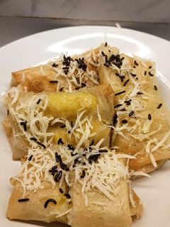 Foto resep 144. Martabak Kulit Lumpia Pisang Emas